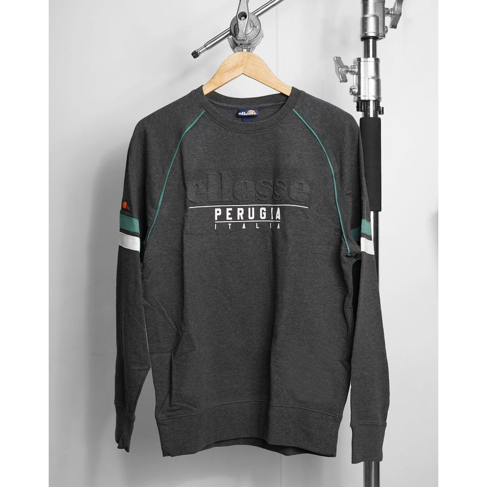 ELLESSE Perugia Italia Raglan Sweatshirt Dark Melange Original