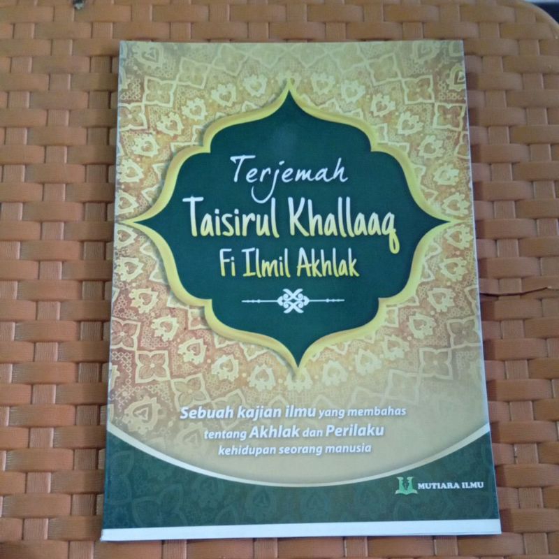 buku terjemah taisirul khalaq | terjemah taisirul kholaq | taisir kholaq