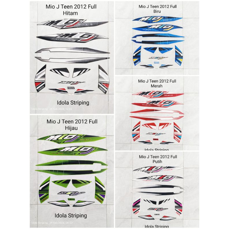 Striping Mio J Teen 2012