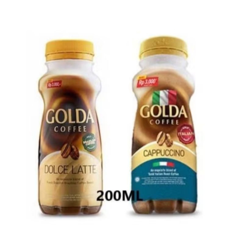 

Golda Coffee Dolce Latte / Capuccino Botol 200ml