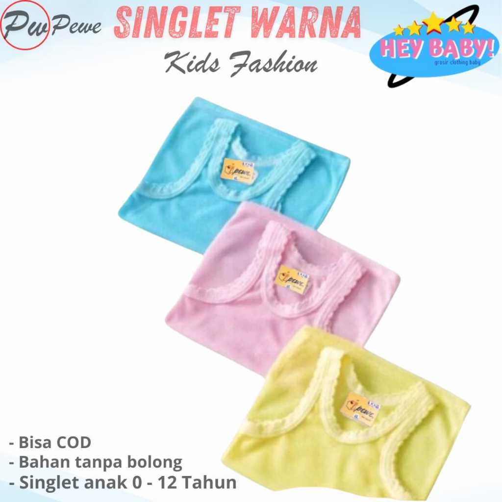 3 Pcs Kaos Dalam Anak Laki - Laki Kaos Dalam Anak Perempuan Kaos Kutang Anak Kaos Anak Perempuan Kao