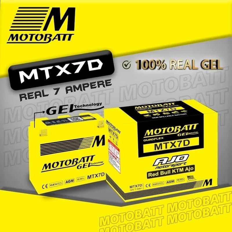 AKI MOTOBATT MTX7D MOTOR TIGER 2000 TIGER REVO NOUVO Z SCORPIO Z NOUVO LELE SCORPIO ORI 12V 7AH
