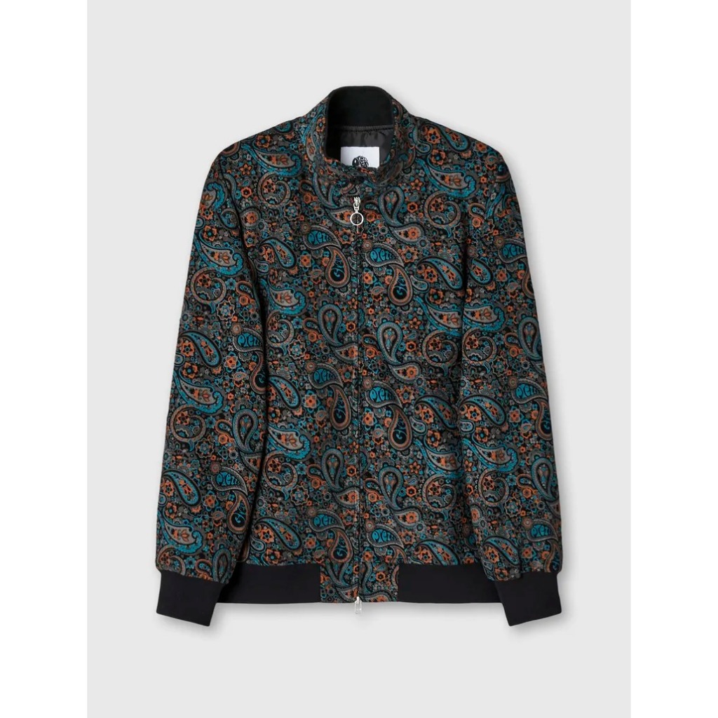Pretty Green Wonderwall Paisley Cord Harrington Original