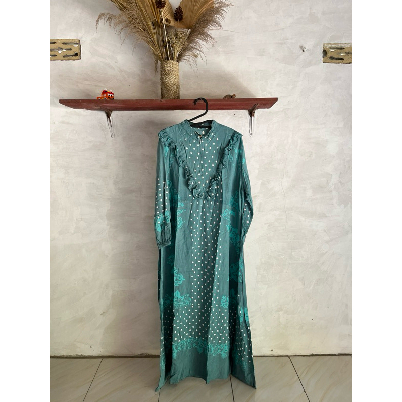 GAMIS TWILL RAYON JUMBO GAMIS TWILL MOTIF TERBARU KEKINIAN JUMBO