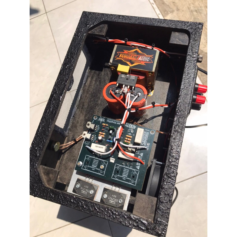 Power Amplifier Rakitan 5 Amper Mono Driver 400 Watt Transistor Final SANKEN Original