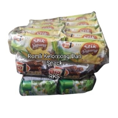 

Big 1 Corn Stick Snack Stik Cokelat Jagung Pandan 1 Pak isi 20 Pcs 7gr Cemilan Enak Murah