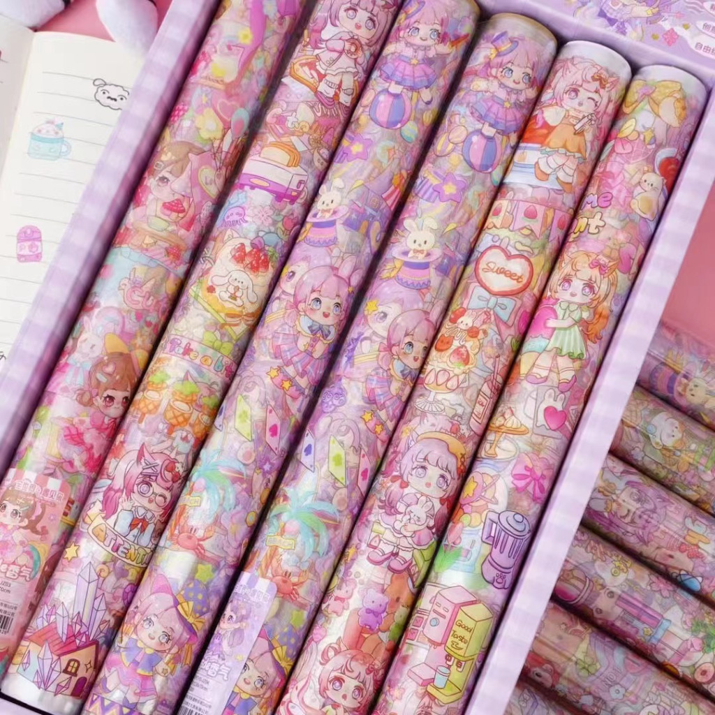 

Lucy Stiker Roll 55cm Stiker Anak Anak Tahan Air Hologram Bahan Kualitas Premium Bukan Kertas Yang Mudah Robek Dan Mudah Rusak