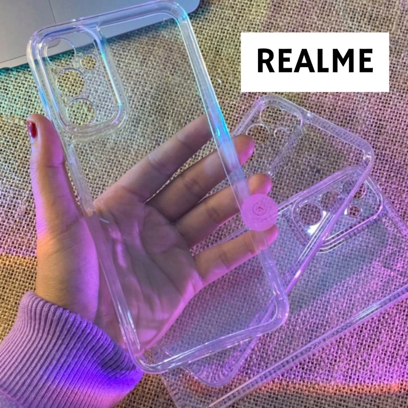 CASE SPACE CLEAR BENING PREMIUM FOR ANDROID REALME RELMI 5 5i 5S 5 PRO C20 C11 2021 C21Y C25Y C15 C1
