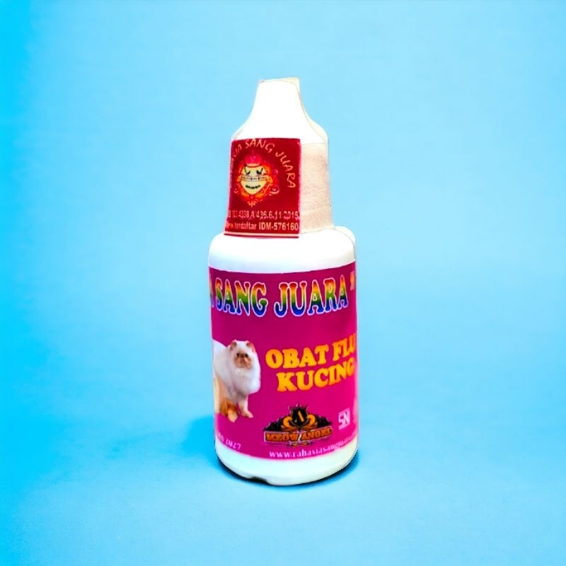 Obat flu kucing 30ml - ampuh mengatasi bersin pilek ingusan aman untuk kitten & dewasa