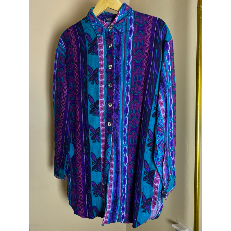 Kemeja Vintage Wanita-Jasmi Silk