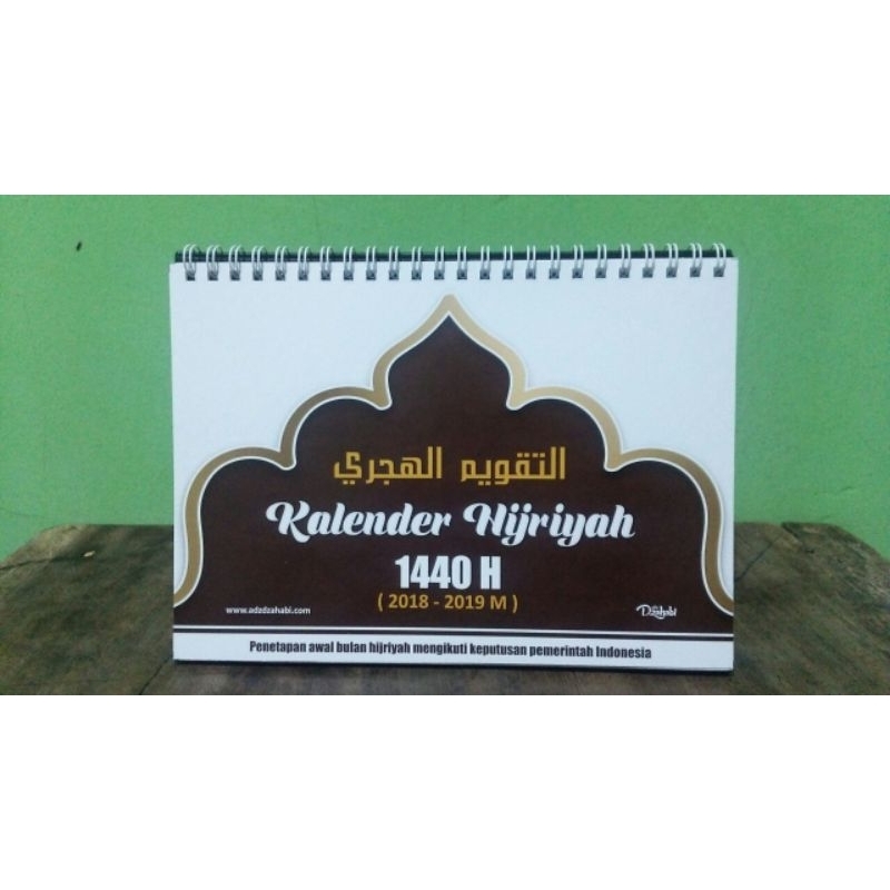 

Custom Kalender Hijriah Meja A5 landcape