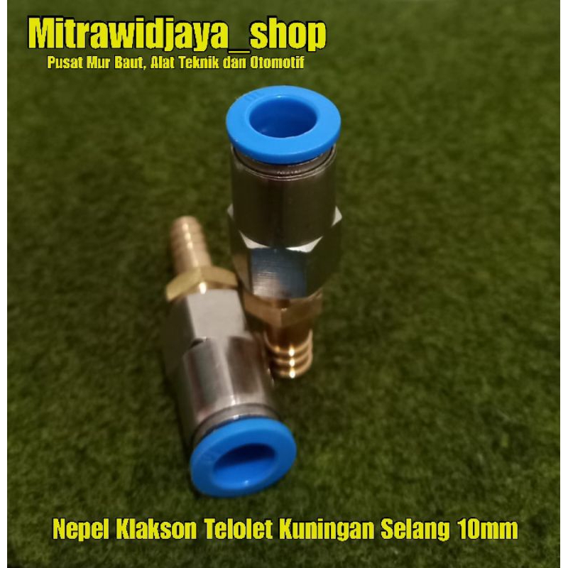 Nepel klakson telolet nepel klakson basuri selang 10mm original neple sambungan klakson high pressur