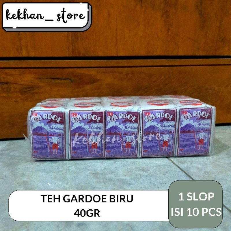 

Teh Gardoe Biru 40gr 1 Slop isi 10 pcs Teh Tubruk Wangi