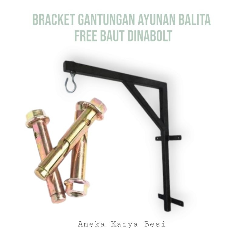 Gantungan Ayunan Bayi Serbaguna / Gantungan Samsak Tinju Gym / Gantungan Besi Dinding Ayunan / Gantu