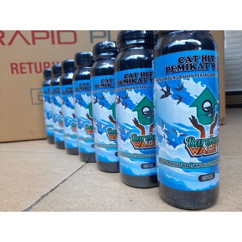 Cat Hitam Pemikat Walet Barokah Cat Berkualitas untuk Menarik Burung Walet Paint