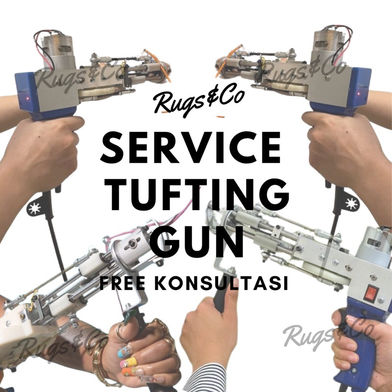 Service Tufting gun/Tufting Gun/Jasa Service Tufting/Tufting Art/Tufting Rugs
