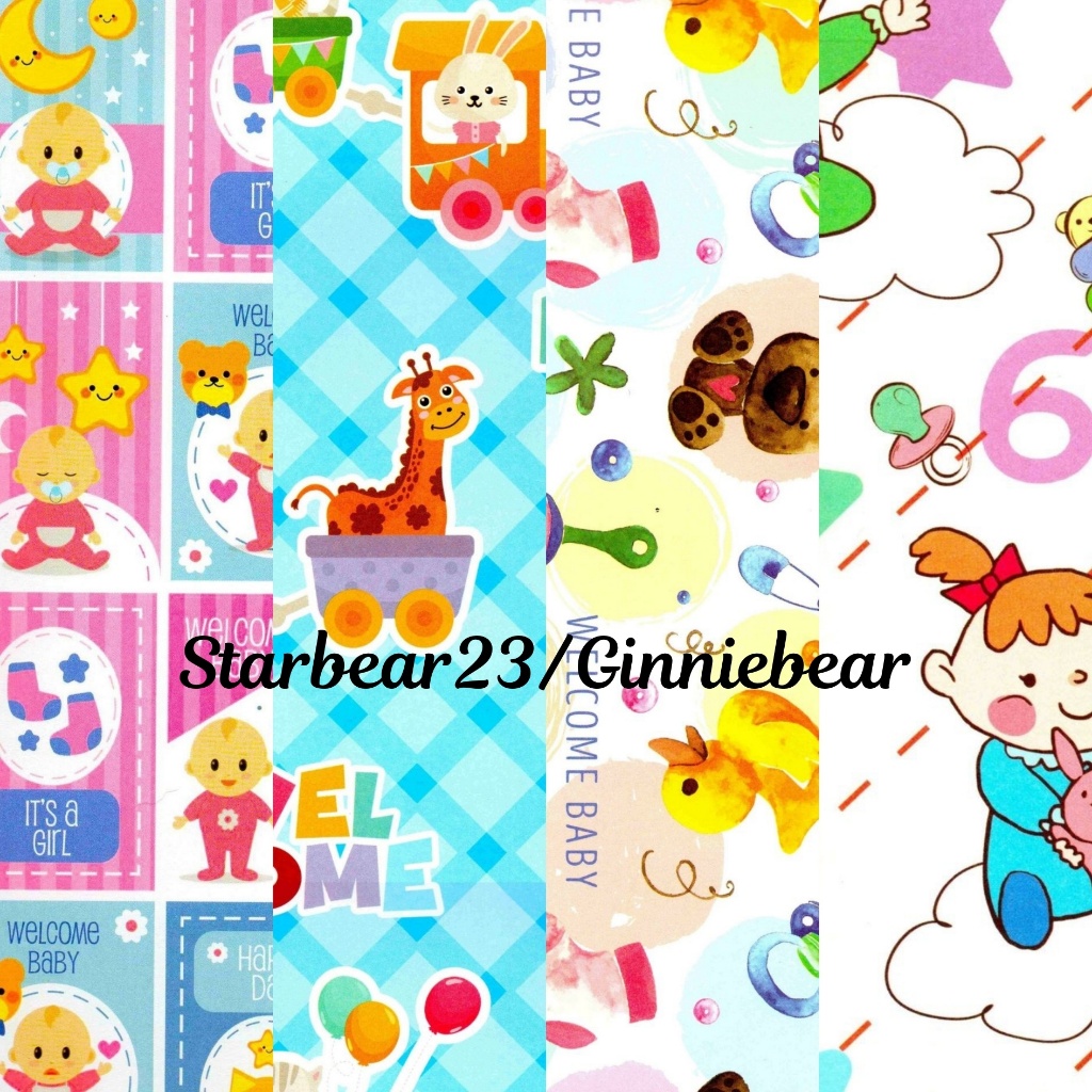 

Kertas kado doff welcome my sweet baby sansanwawa