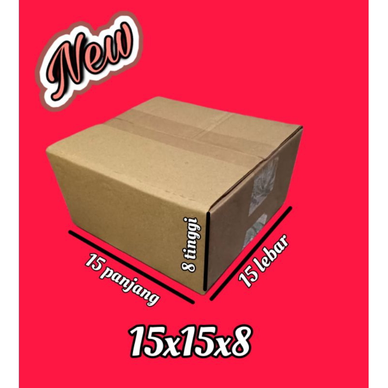 

kardus packing UK 15x15x8 kardus kecil kardus besar