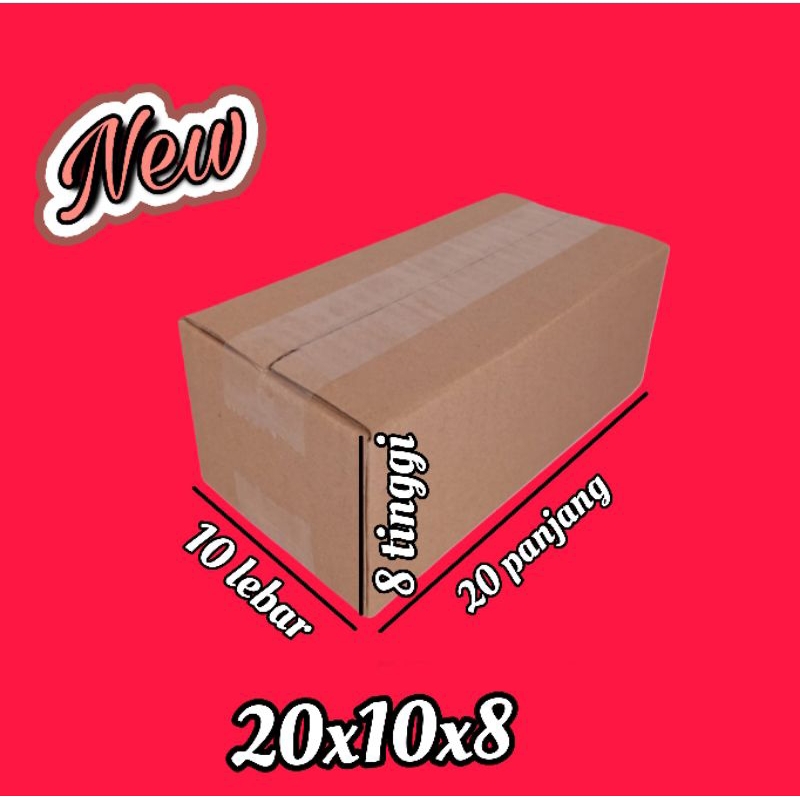 

kardus kecil UK 20x10x8 kardus polos kardus Packing