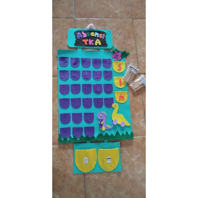 HIASAN DINDING ABSENSI SISWA / ABSENSI SISWA KARAKTER/ HIASAN DINDING KELAS/ PAJANGAN KELAS