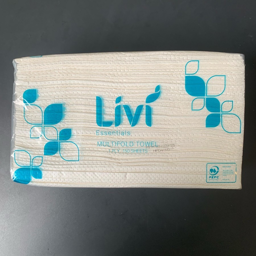 Tissue Multifold Livi Tissue Livi Multifold Towel 150s 1ply