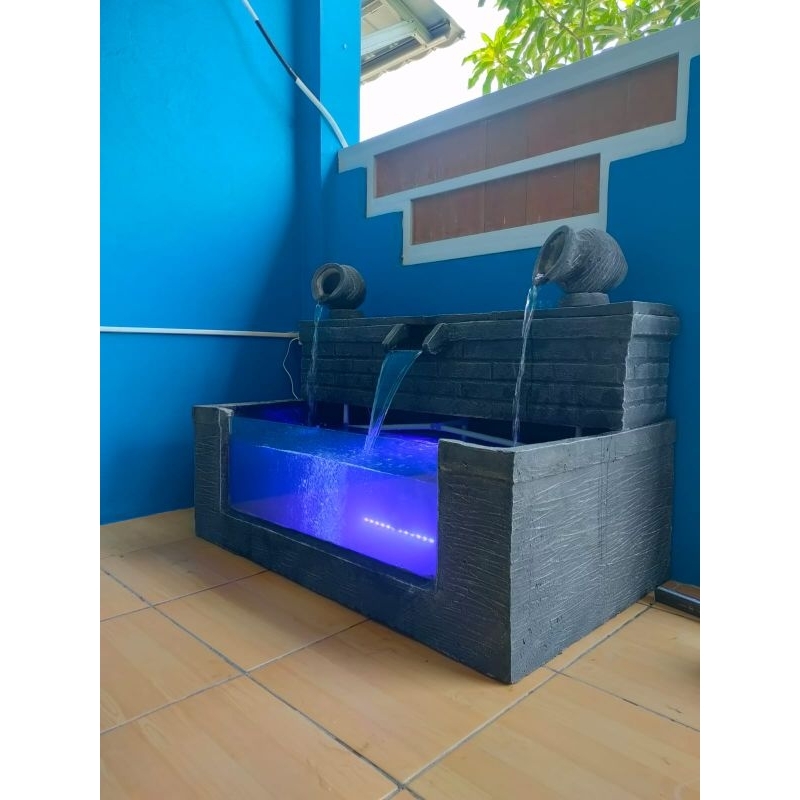 Kolam air mancur filter // kolam filter ikan // kolam air mancur portable