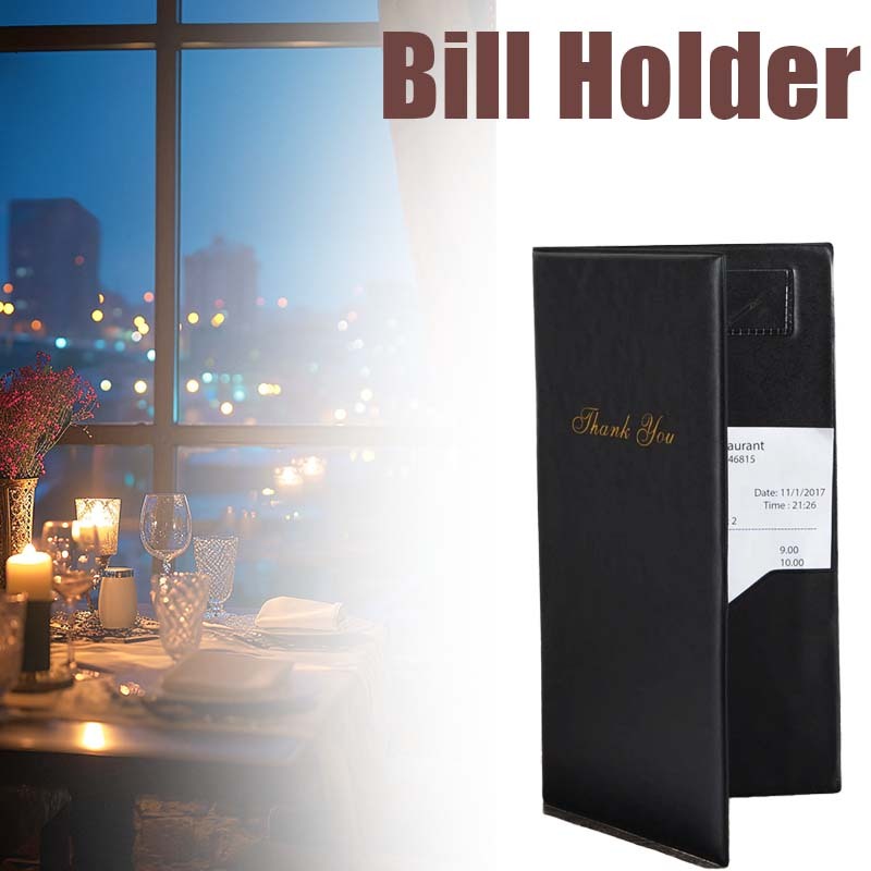 

Cover Bill Resto Kulit Buku Bill Tempat Bill Holder Restaurant Hitam Bill Cover For Restoran Bar Cafe Stok lokal