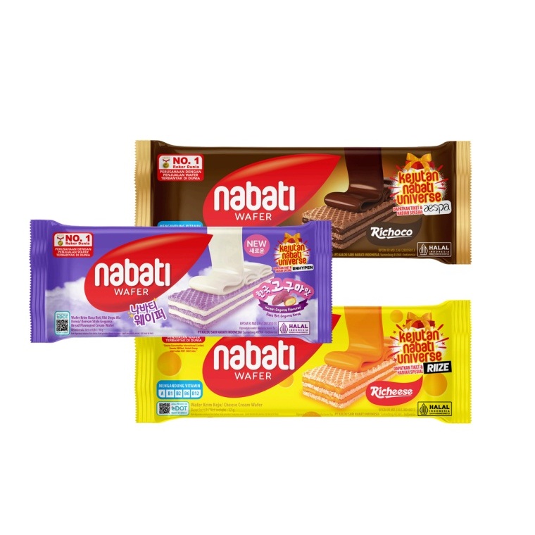

NABATI WAFER 1000 17gr 16gr COKLAT KEJU GOGUMA