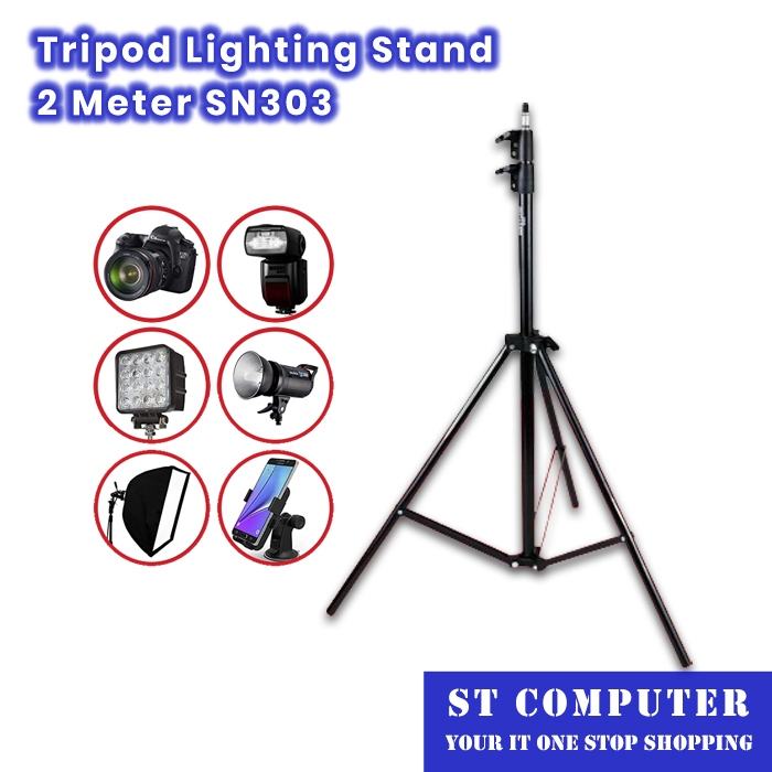 Tripod Lighting Stand 2 Meter SN303