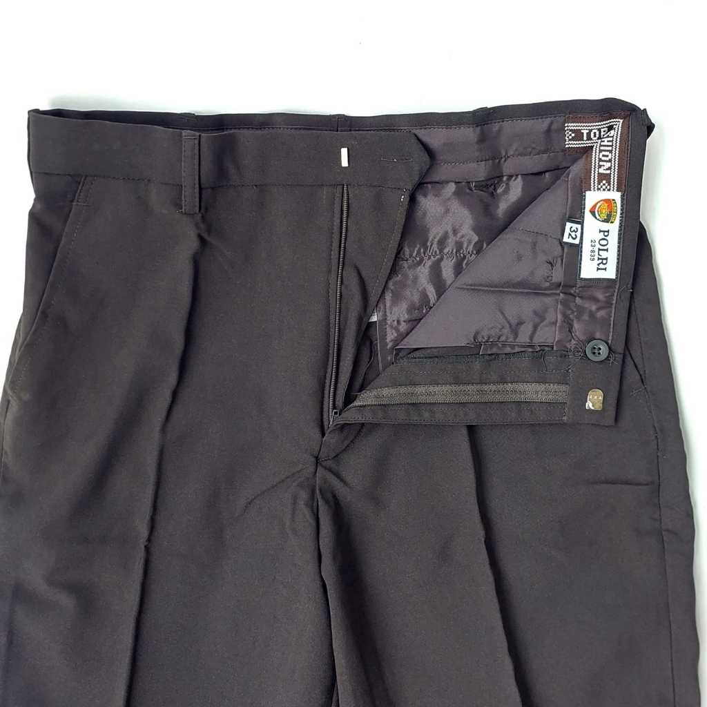 CELANA PDH JATAH POLRI KAIN HALUS