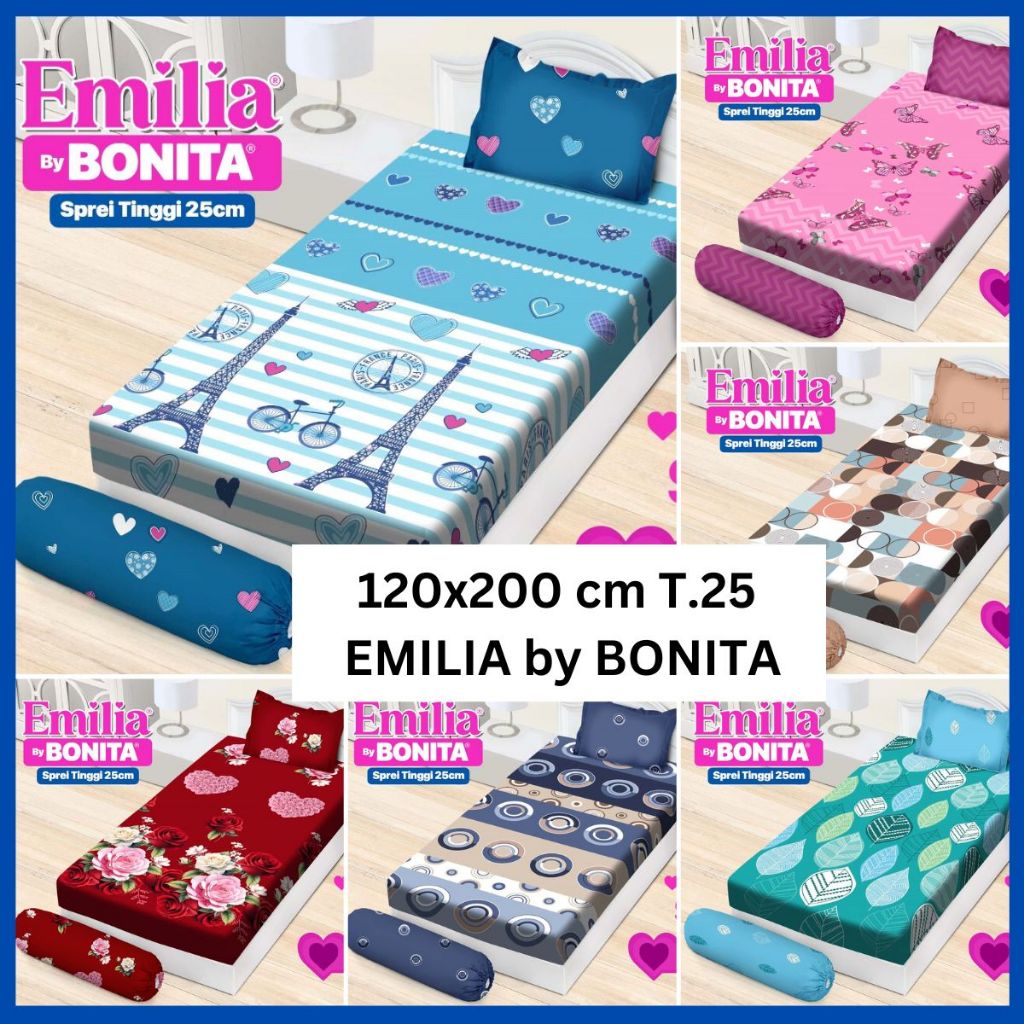 SM Bonita EMILIA Dispers 3D Flat SINGLE Size 120x200 cm motif Anthony Kevin Adrian Fortune