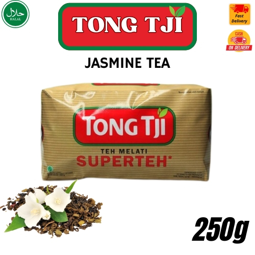 

Teh Tong Tji / Jasmine Tea Superteh / Daun Teh Kering Jasmine Melati 250g / Halal