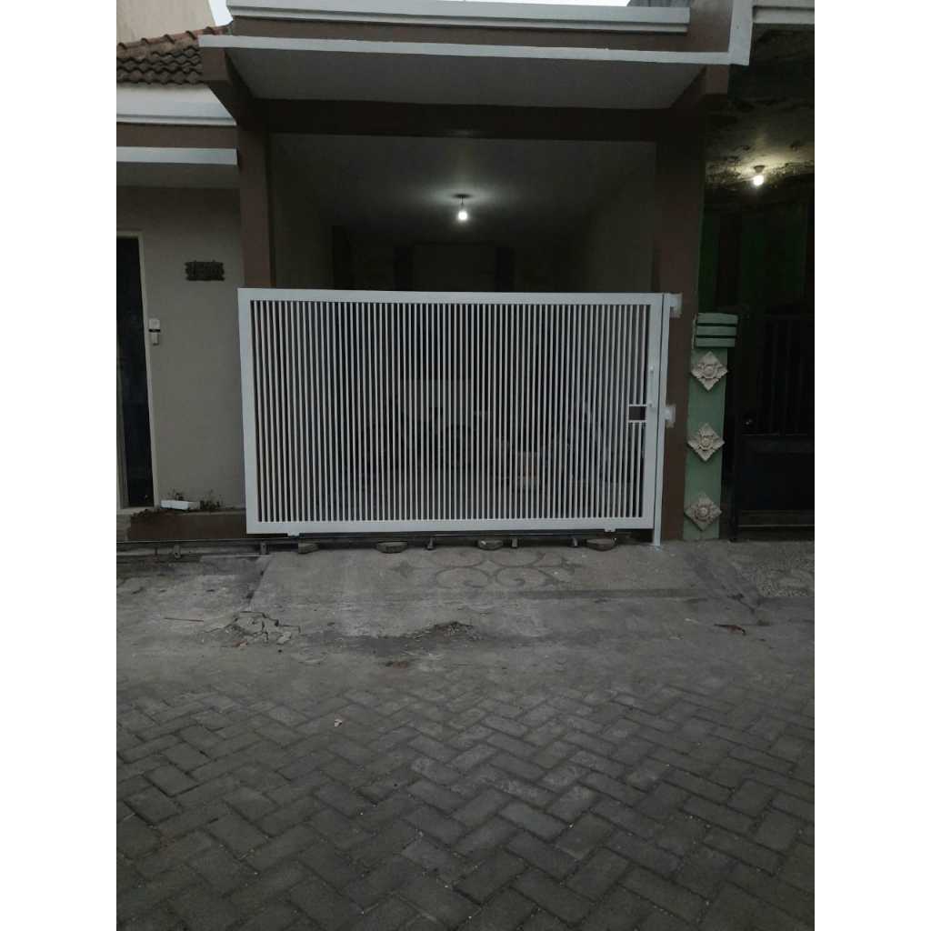 pagar minimalis bahan galvanis