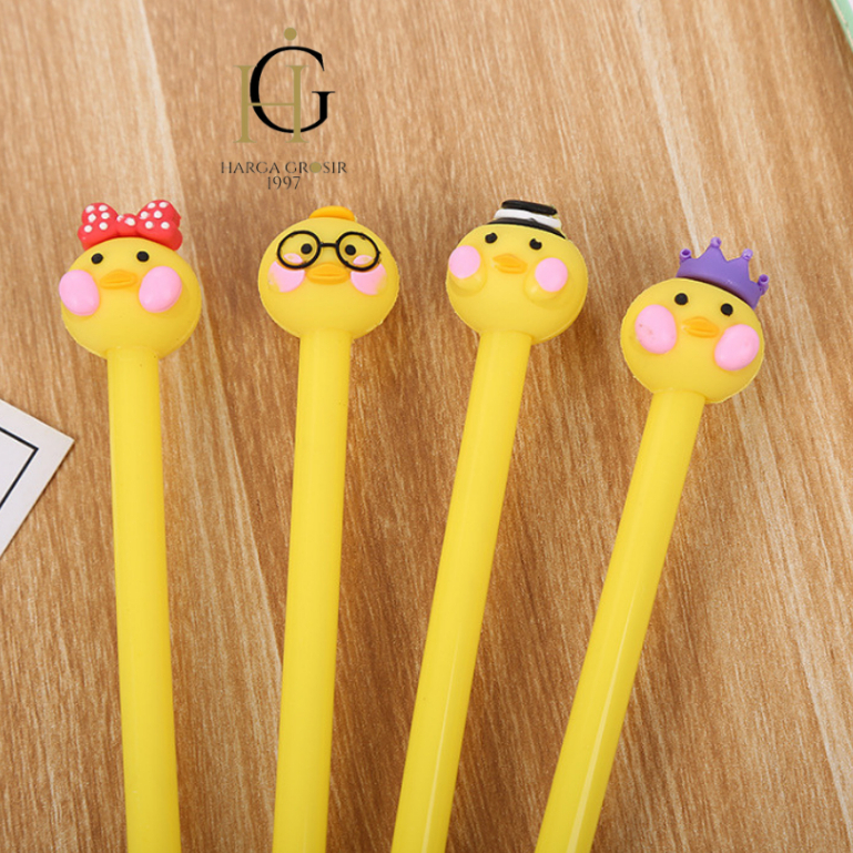 

PULPEN GEL BEBEK KUNING PEN 4PCS 8PCS 12PCS PENA LUCU IMUT KADO UNIK KOREA AESTHETIC COD