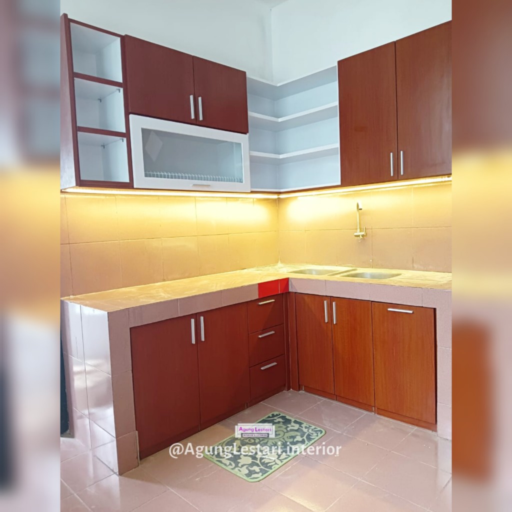 Kitchen Set Aluminium Kitchen Set HPL Kitchen Set PVC Kitchen Set Dapur Minimalis Kitchen Set Suraba