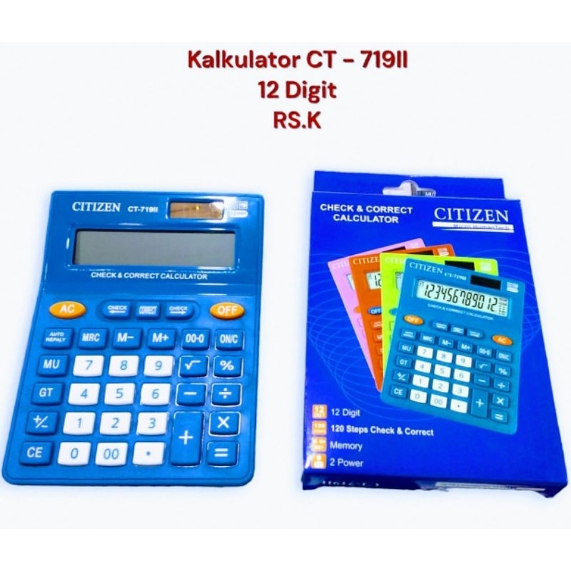 

Queen Qu²³ Kalkulator Warna Menarik Citizen Ct-719ll Diameter 14cm×11cm