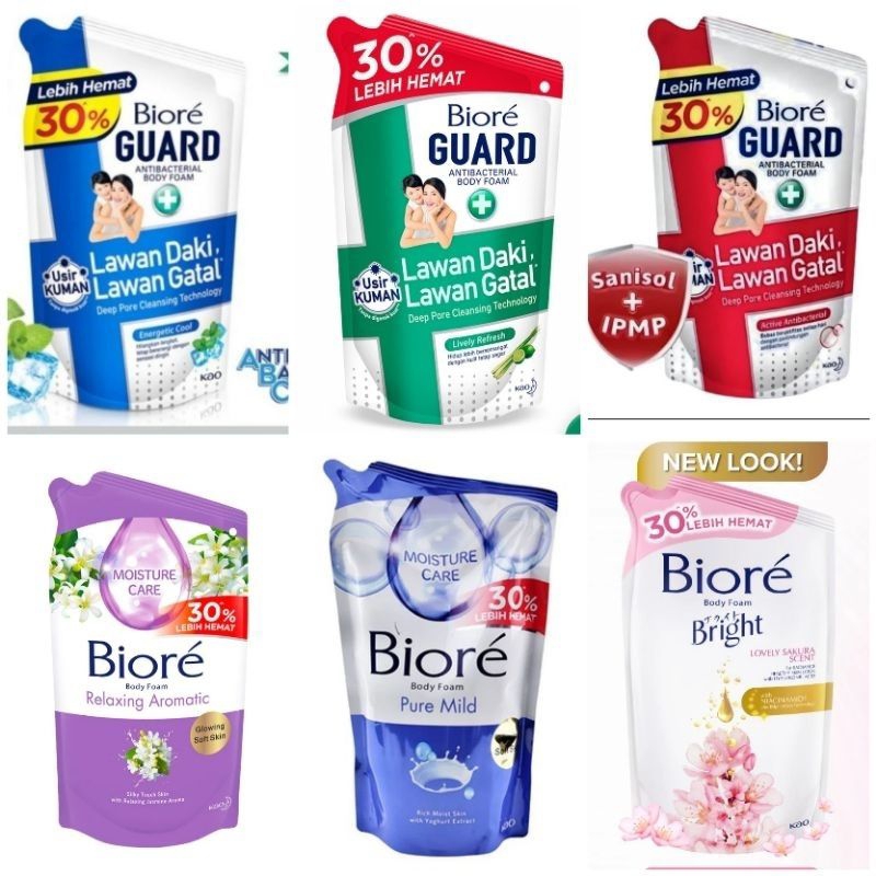 Promo Biore Sabun Mandi Cair  Refill 800ml