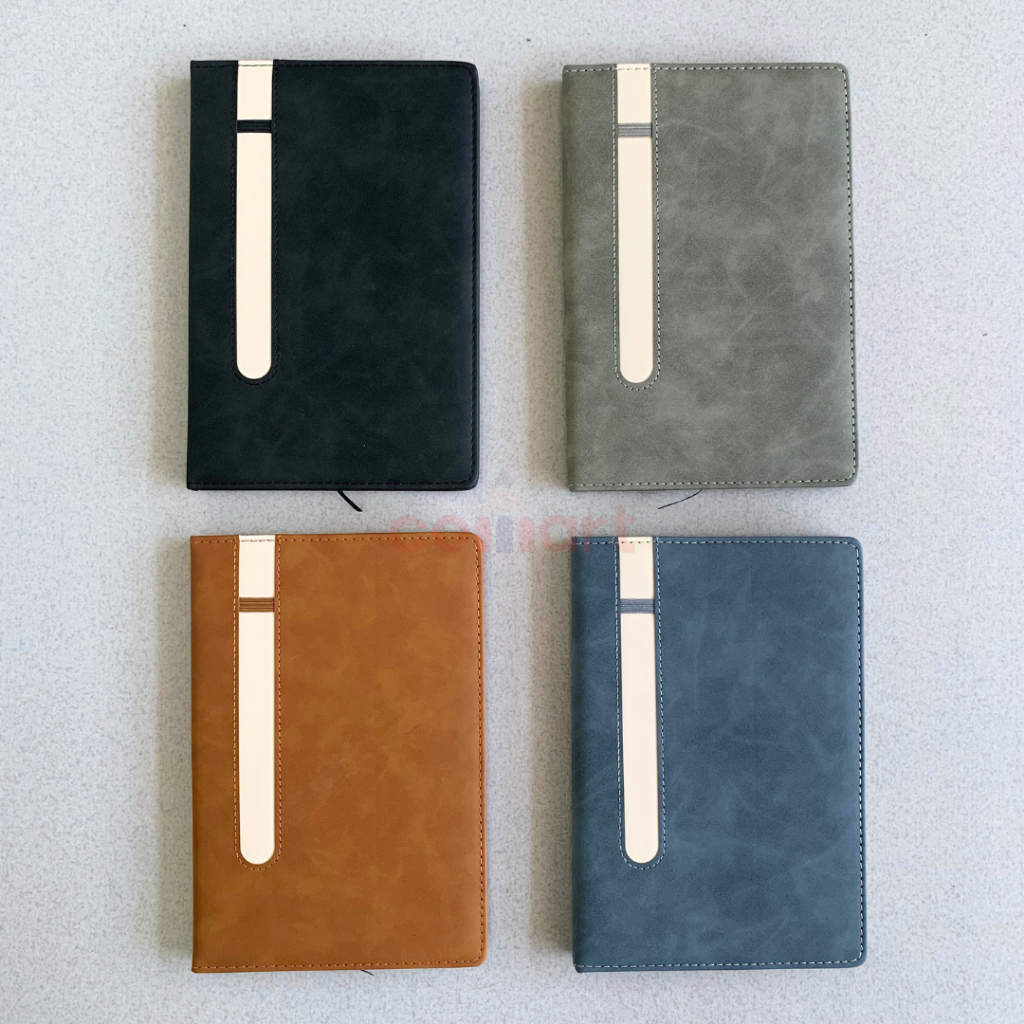 

Agenda Kantor - Business Notebook Schoolchild Dengan Tempat Pena Cover Bahan Kulit Tebal A5 - Buku Agenda - Agenda On The Go - Notebook Serbaguna - Agenda Kerja - Buku Kerja