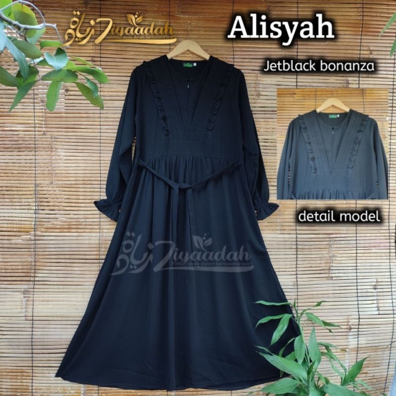 Gamis Akhwat Alisyah Set Gamis Safar dewasa S M L dan XL