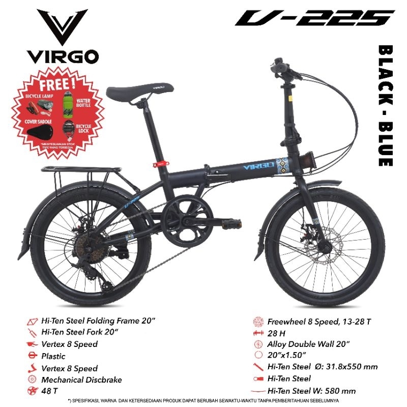 SEPEDA LIPAT 20 VIRGO 20 FOLDING V-225