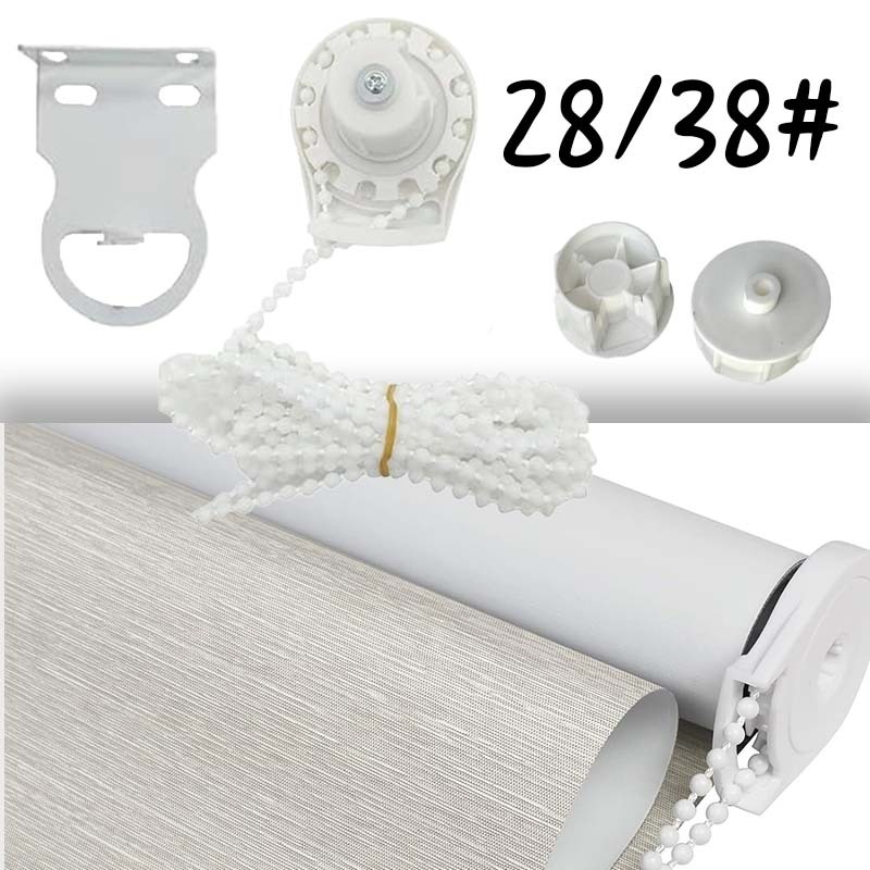 1 Set Rroller Blind Head Blind Roller Jendela Bead Chain +Bracket Roller Blind  Roller Blind Chain U