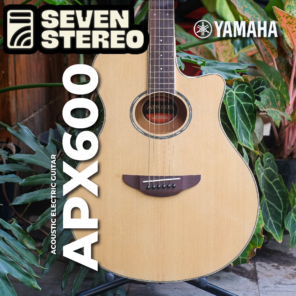 Yamaha APX600 APX600 Natural Electric Acoustic Guitar