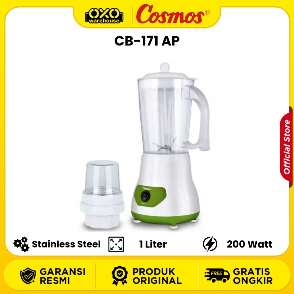 Cosmos Blender - CB-171 AP - 1 liter Garansi Resmi 1 Tahun