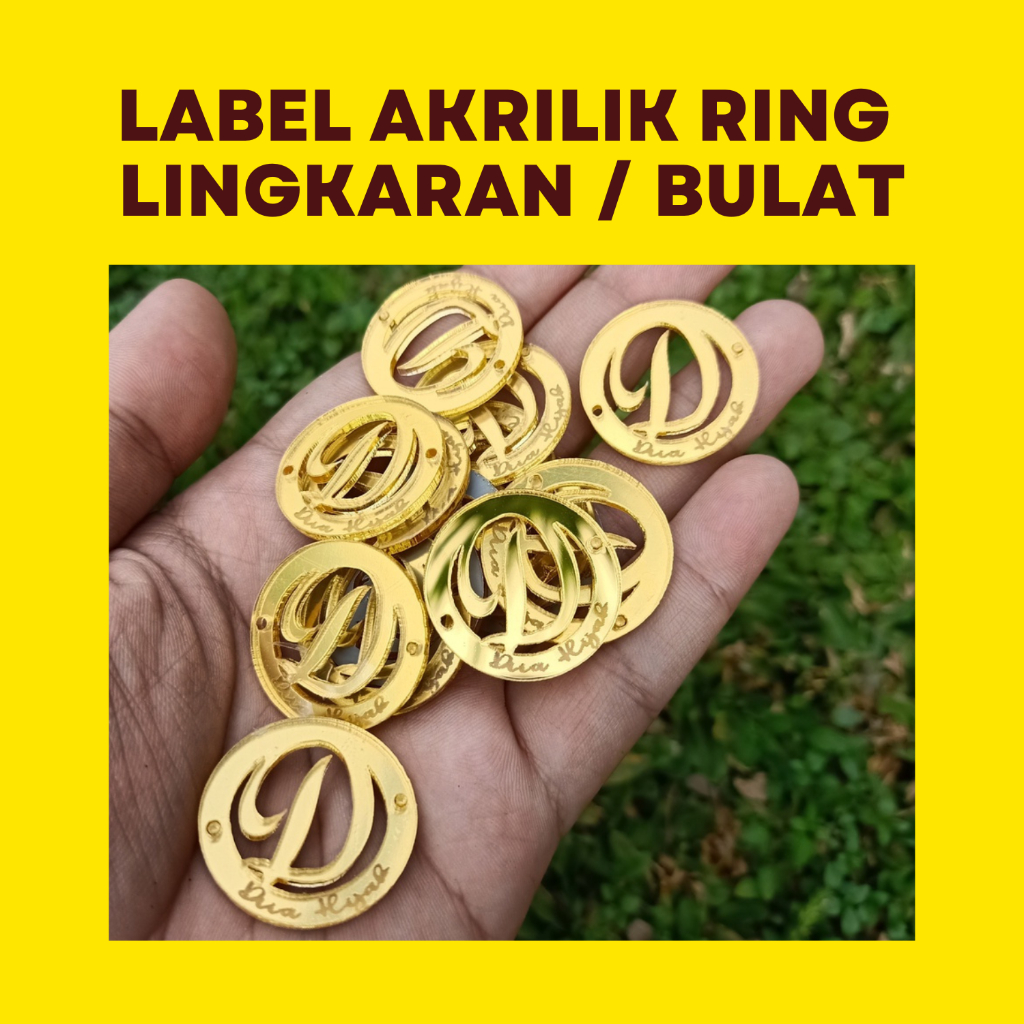 

Label Hijab / Baju / Gamis Bahan Akrilik Bentuk Lingkaran