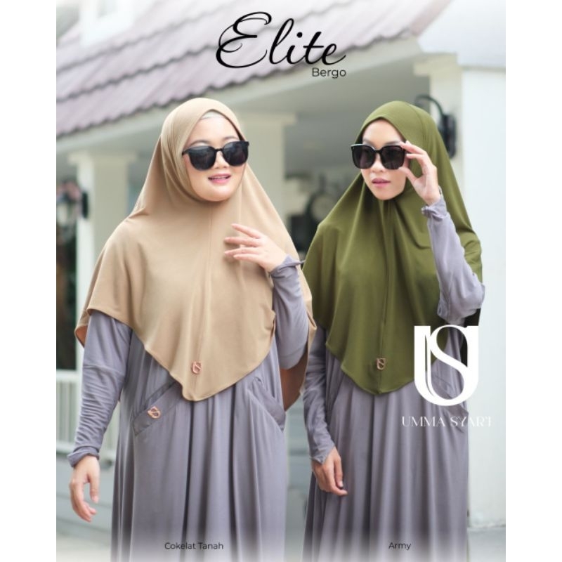 Elite Bergo by UMMA SYARI | FREE GIFT | Bergo jersey harian | Bergo antem umma | Bergo antem jersey