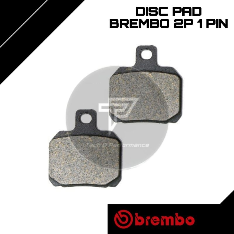 DISC PAD BREMBO 2 PISTON 1 PIN