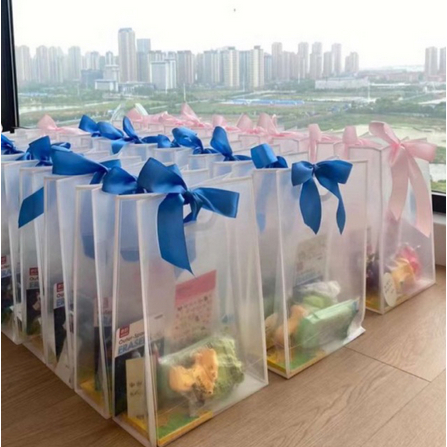 

TAS MIKA GOODIE BAG DOFF TRANSPARAN HAMPERS ULANG TAHUN HADIAH TAS SOUVENIR KADO