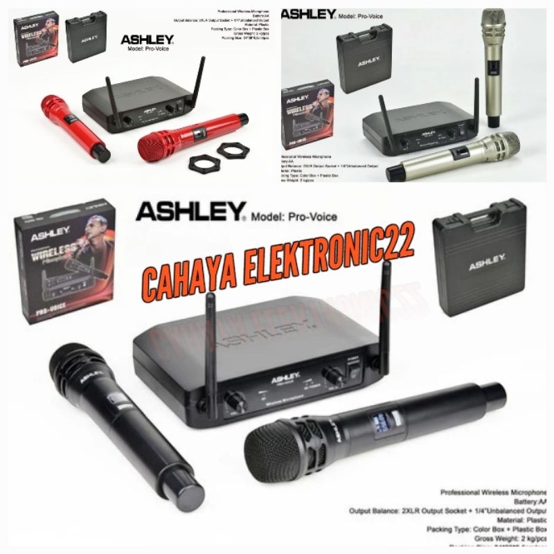 MIX WIRELESS ASHLEY PRO VOICE + KOPER (HANDHELD) ORIGINAL