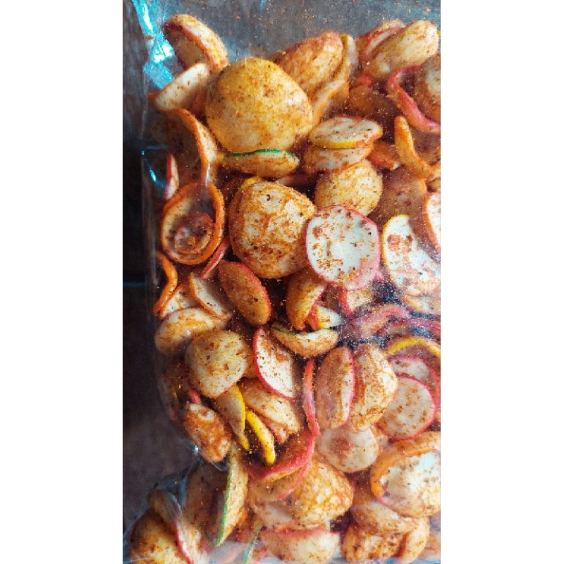

Kerupuk Seblak Kencur / Kerupuk Cikur Seblak / Kerupuk Seblak Cikur Daun Jeruk 150 gram 250 gram 500 gram