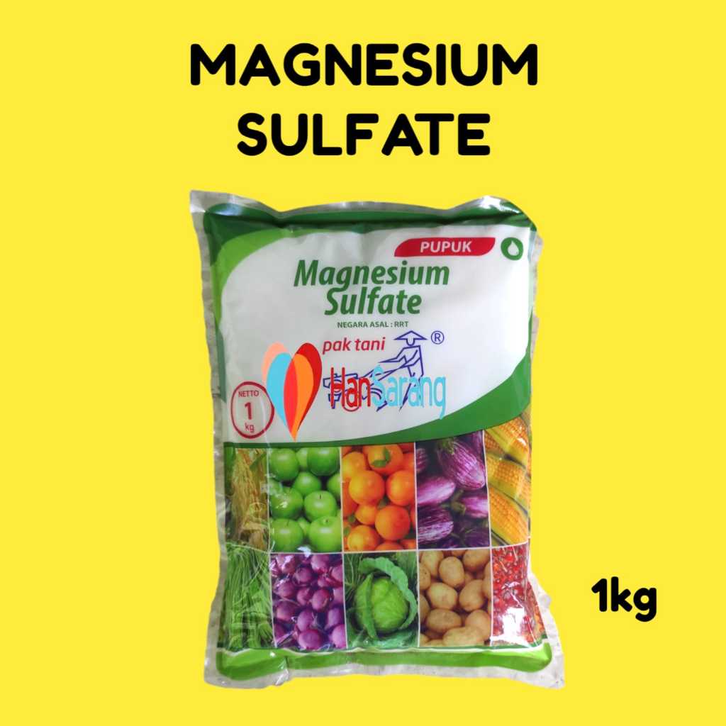 Magnesium Sulfate pak tani 1 KG Pupuk Magnesium Sulfur Pupuk Tanaman